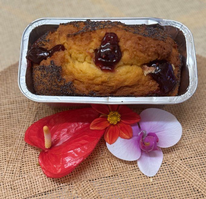 Cake Fourré Framboise (base Citron Pavot)