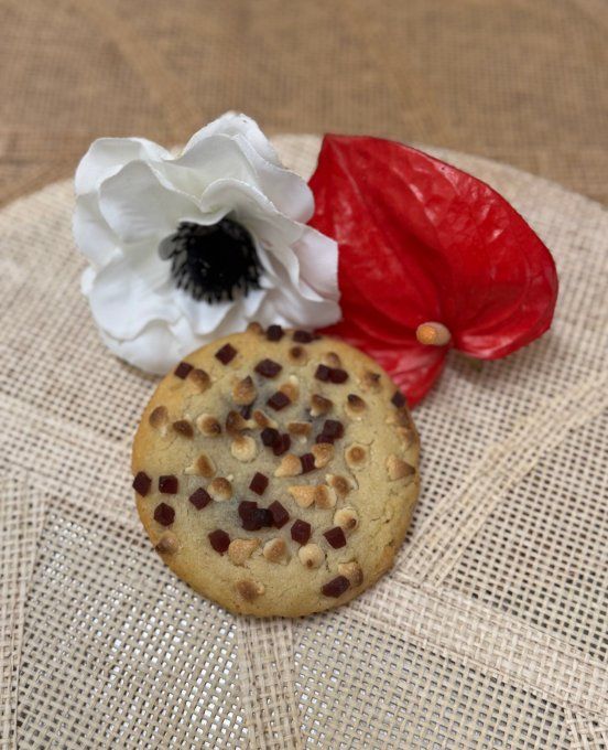 Cookies Chocolat blanc / Framboise