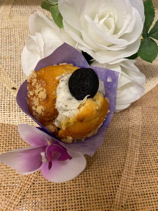 Muffins Oréo (fourré crème de cookies)
